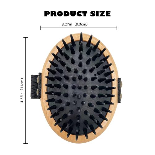Dogs and Cats Oval Bath Brush - Image 3