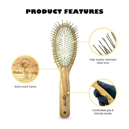 Dogs Pin Brush 8451 - Image 4